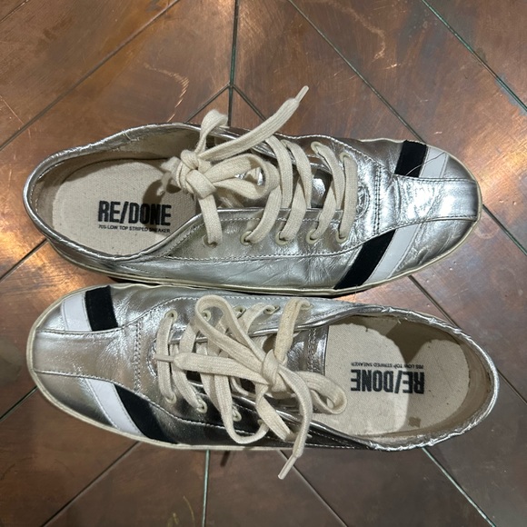 RE/DONE 70’s low stripe sneaker size 40 (9) made in Italy - Picture 3 of 6